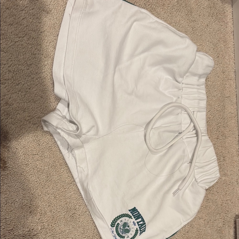 Forever 21 White Athletic Shorts Casual Fit